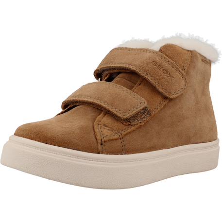 Baskets enfant garçon en cuir nashik Brun clair c6627 4 - vertbaudet enfant 