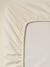 Drap-housse percale de coton Ecru 3 - vertbaudet enfant 