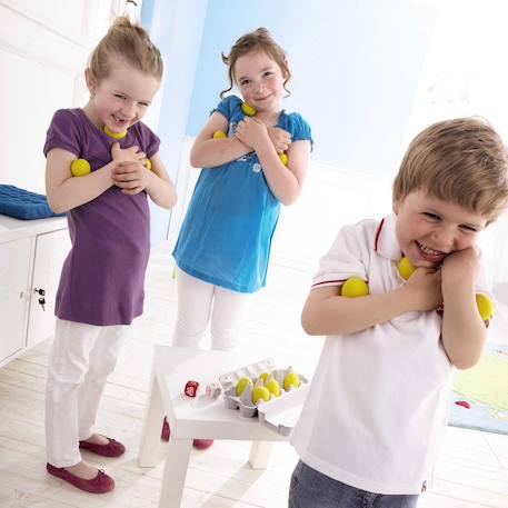 Jeu d'ambiance la danse des œufs Jaune 2 - vertbaudet enfant 