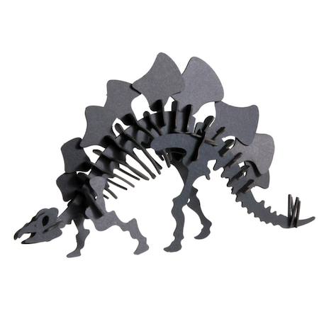 Modèle en papier 3d - stegosaure Noir 2 - vertbaudet enfant 