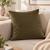 Coussin velours effet peau de pêche Beige+Bleu+Cuivre+Jaune moutarde+Marron brun+Vert olive 22 - vertbaudet enfant 