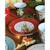 Assiette pierre lapin noël 20 cm Rouge+Vert 2 - vertbaudet enfant 