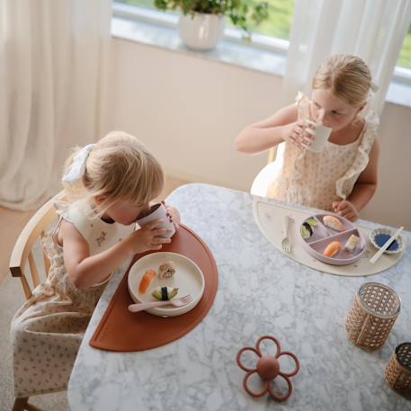 Set de table bébé en silicone antidérapant Powder pink confetti 4 - vertbaudet enfant 