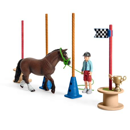 Coffret parcours d'agility poney schleich Unit p. 3 - vertbaudet enfant 