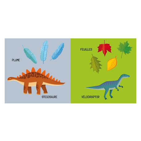 Livre et puzzle les dinosaures Vert 5 - vertbaudet enfant 