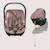 Siège-auto bébé moxie i-size 40-87 cm léger avec tissu en bambou, groupe 0+ Beige sand+Black carbon+Pink mauve 15 - vertbaudet enfant 