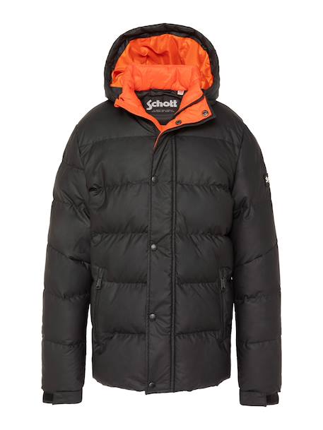 Blouson matelassé à capuche Kaki+Noir 9 - vertbaudet enfant 
