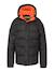 Blouson matelassé à capuche Kaki+Noir 9 - vertbaudet enfant 