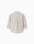 Chemise à manches longues en coton à carreaux Gris clair 2 - vertbaudet enfant 