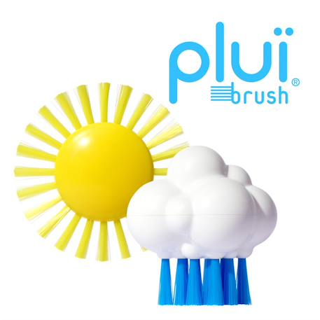Jouet de bain brosse sunny White;yellow 2 - vertbaudet enfant 