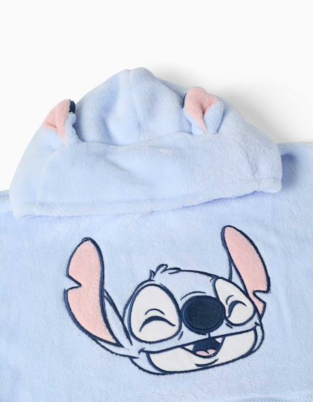 Sweat à capuche convertible en polaire corail avec stitch Bleu 4 - vertbaudet enfant 