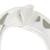 Lot de 3 bavoirs naissance gots happy fruits olive Blanc, olive 3 - vertbaudet enfant 