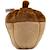 Peluche les flipetz noiset l'ecureuil-gland Marron, beige 3 - vertbaudet enfant 