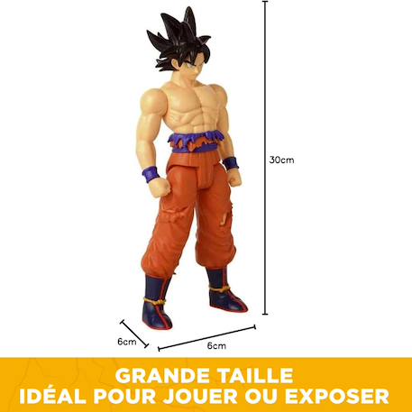 Figurine géante goku ultra instinct enfant Orange - goku ultra instinct 2 3 - vertbaudet enfant 