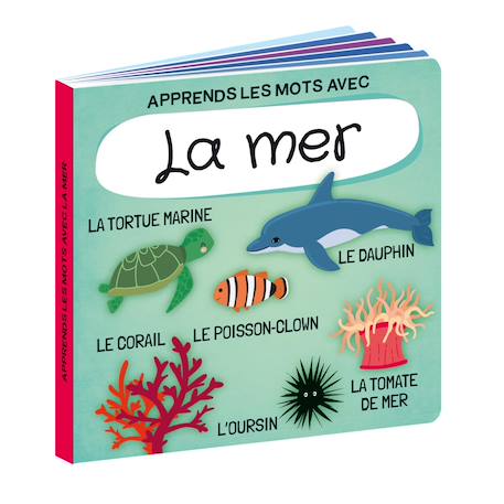 Livre et puzzle la mer Bleu 3 - vertbaudet enfant 