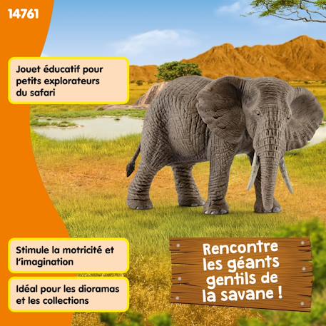 Figurine enfant éléphant d'afrique femelle Unit p. 6 - vertbaudet enfant 