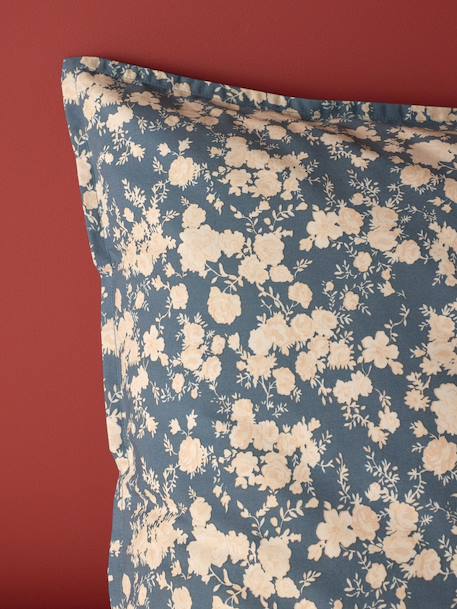 Taie d'oreiller percale de coton 'lisbeth' Bleu 2 - vertbaudet enfant 