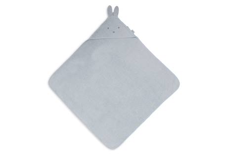 Cape de bain bébé éponge à capuche miffy Cloudy blue+Silk rose 1 - vertbaudet enfant 