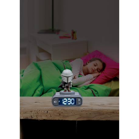 Réveil - veilleuse stars wars avec effets sonores, Écran LCD et alarme Gris 6 - vertbaudet enfant 