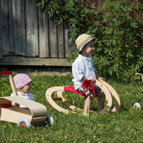 Bascule cheval olga design Beige 4 - vertbaudet enfant 