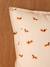 Taie d'oreiller percale de coton 'loki' Chocolat 2 - vertbaudet enfant 