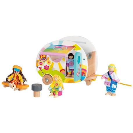 Caravane au bonheur des campeurs Multi-coloured 2 - vertbaudet enfant 