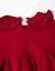 Robe en maille à manches longues avec col à volants Rouge 3 - vertbaudet enfant 