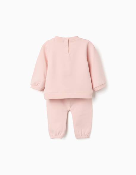 Ensemble en coton peigné avec cœur 3d Rose 2 - vertbaudet enfant 