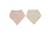 Lot de 2 bavoirs bandana bébé en coton Beige sable et taupe+Silk rose & sable+Soft matcha & sable 7 - vertbaudet enfant 