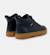 Baskets cuir kiddo Bleu fonc26+Brun bleu 028 4 - vertbaudet enfant 