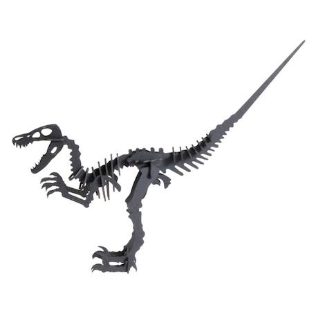 Modèle en papier 3d - velociraptor Noir 2 - vertbaudet enfant 