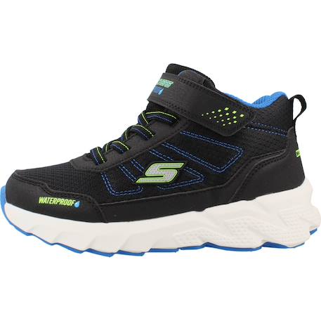 Basket garçon modèle 406336ls Noir bkbl+Vert olv 2 - vertbaudet enfant 