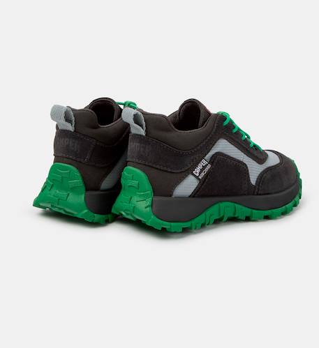 Sneaker-bootie cuir drift trail Bleu gris 009+Brun beige 007+Gris foncert 008 16 - vertbaudet enfant 