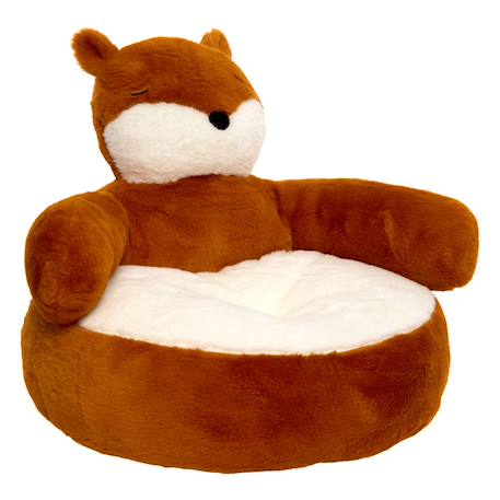 Fauteuil peluche douillet - Zafa Gris+Orange+Vert 4 - vertbaudet enfant 