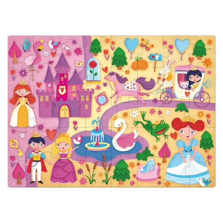 Livre et puzzle les princesses Violet 3 - vertbaudet enfant 