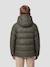 Blouson matelassé à capuche Kaki+Noir 3 - vertbaudet enfant 