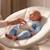 Balancelle électrique 360° iris close&cosy avec 3 mouvements, 5 vitesses, 12 mélodies et coussin inclus White beige 5 - vertbaudet enfant 
