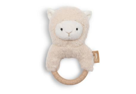Anneau de dentition peluche bébé Alpaga+Elephant+Lapin 1 - vertbaudet enfant 