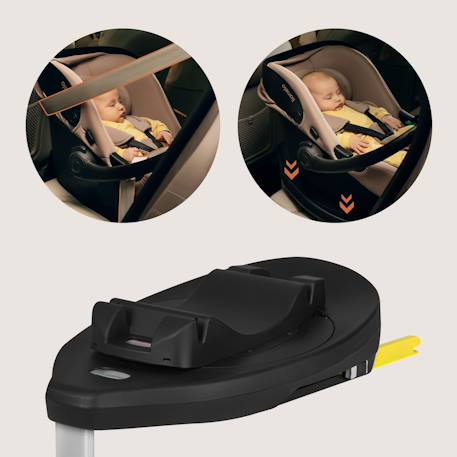 Siège-auto bébé astrid i-size 40-87 cm avec base isofix pivotante à 180°, léger et récompensé par l’adac Beige cream+Beige taupe+Green forest+Pink coral 10 - vertbaudet enfant 