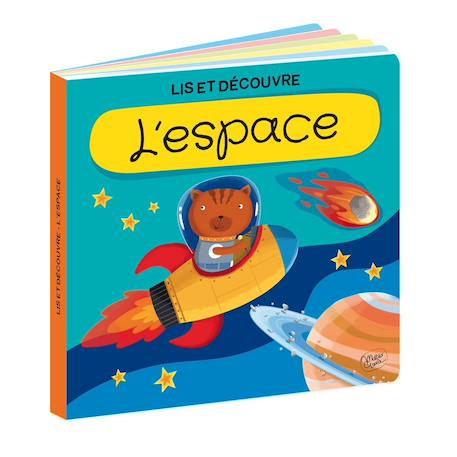Livre et puzzle espace Bleu 4 - vertbaudet enfant 