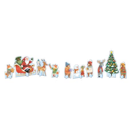 Livre et puzzle noël Rouge 6 - vertbaudet enfant 