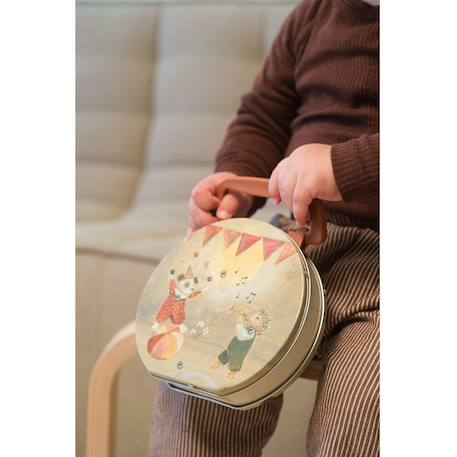 Boite à musique en métal forêt magique Beige 6 - vertbaudet enfant 