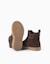 Bottines chelsea en daim avec semelle intérieure rembourrée Marrón 3 - vertbaudet enfant 