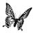 Modèle en papier 3d - papillon Noir 4 - vertbaudet enfant 