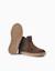 Bottines chelsea en daim avec semelle intérieure rembourrée Marrón 3 - vertbaudet enfant 