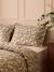 Taie d'oreiller percale de coton 'lucie' Bordeaux+Kaki 10 - vertbaudet enfant 