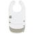 Lot de 3 bavoirs naissance gots happy fruits olive Blanc, olive 2 - vertbaudet enfant 