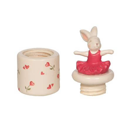 Boite à dent ballerine rose en bois 0 Beige 2 - vertbaudet enfant 
