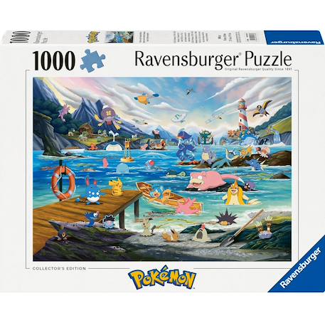 Puzzle pokémon aquali et marine tempérée 1000 pcs Blanc 1 - vertbaudet enfant 
