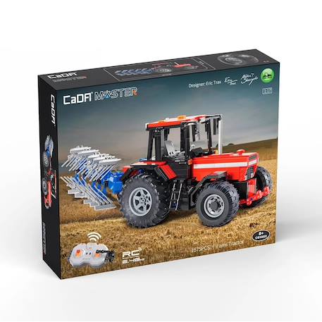 Tracteur agricole 1675 pièces Rouge 4 - vertbaudet enfant 